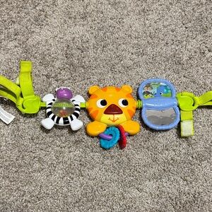 Bright Starts Take Along Musical Carrier Baby Activity Toy Bar Car Seat Toy